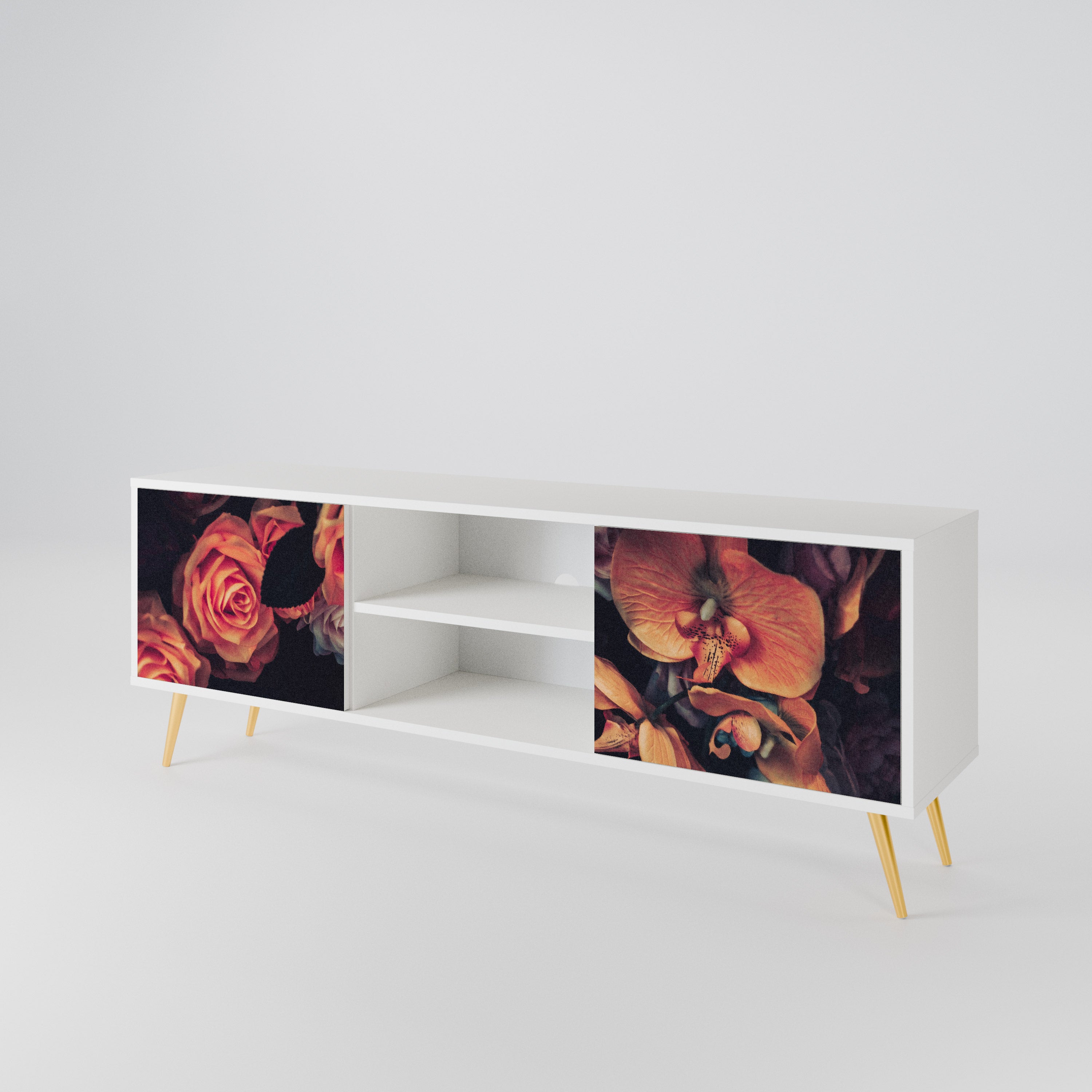 NEVERENDING BLOOM 2-Door TV Cabinet