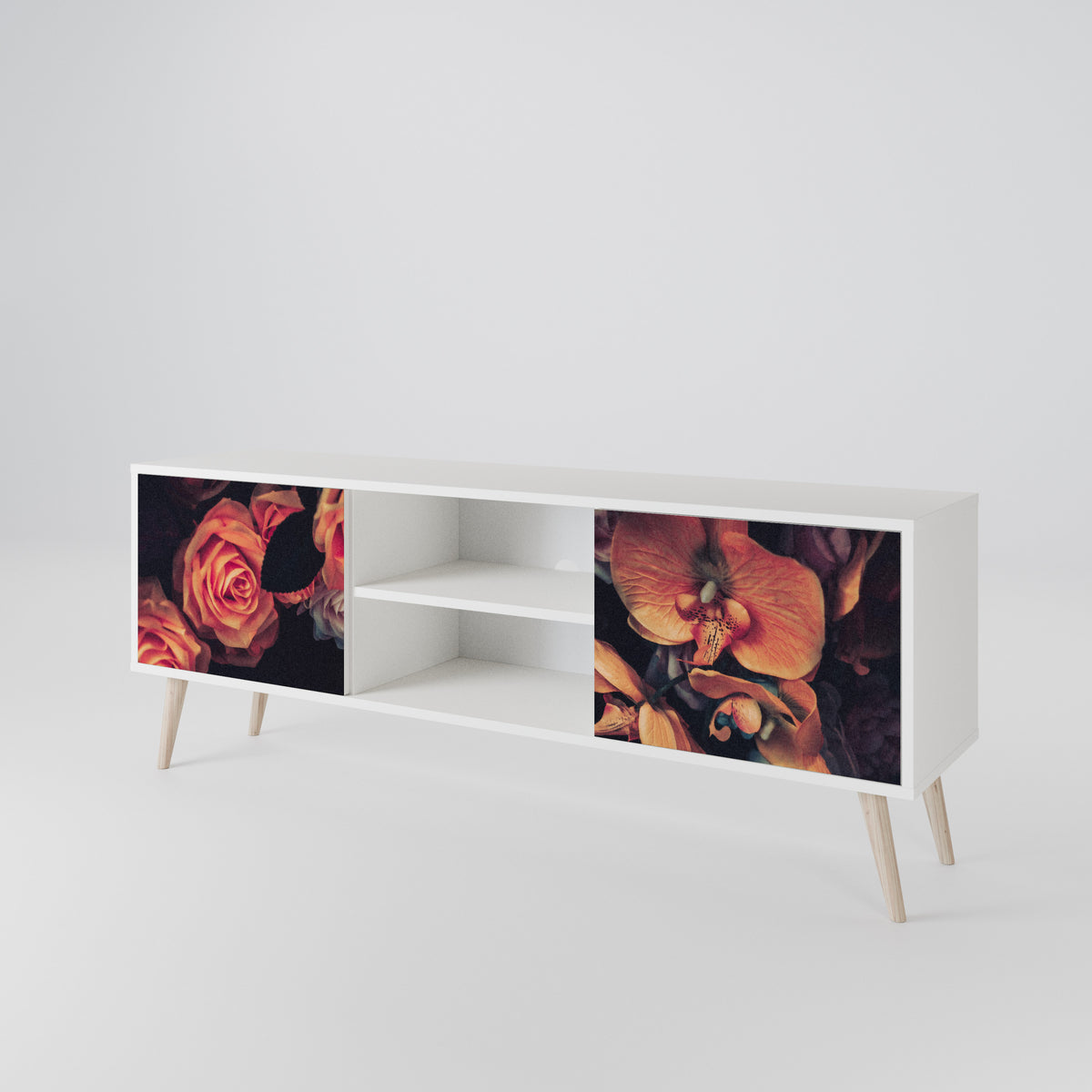 NEVERENDING BLOOM Móvel de TV de 2 Portas