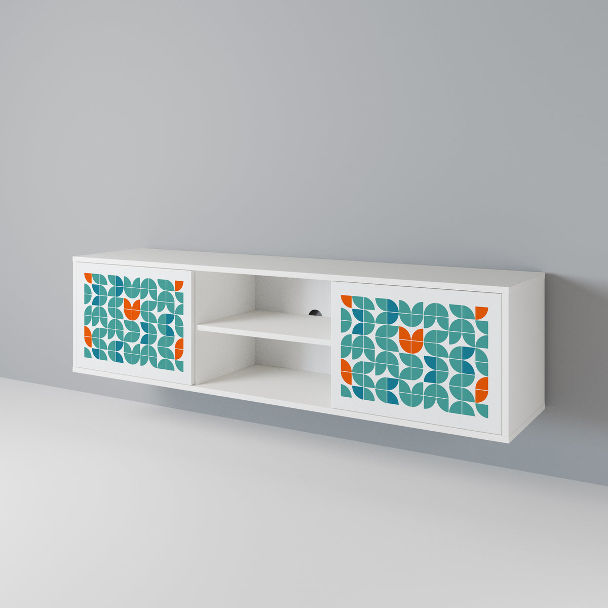 BE THE CHANGE Móvel de TV de 2 Portas