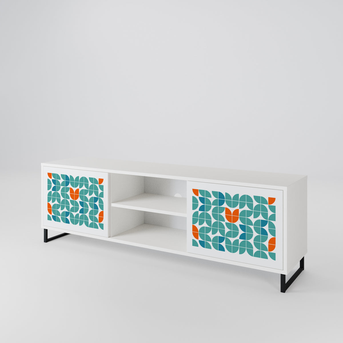 BE THE CHANGE Móvel de TV de 2 Portas