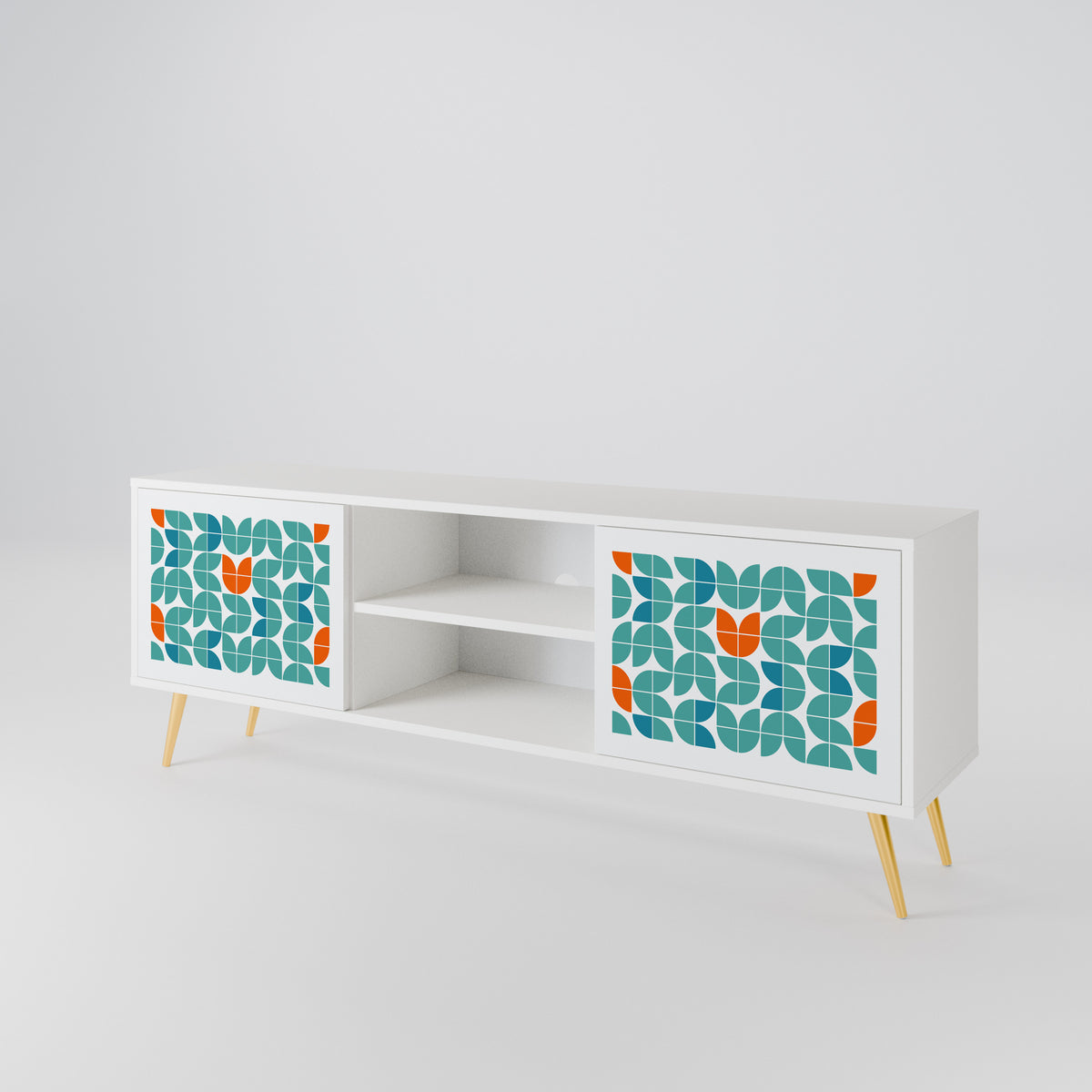 BE THE CHANGE Móvel de TV de 2 Portas