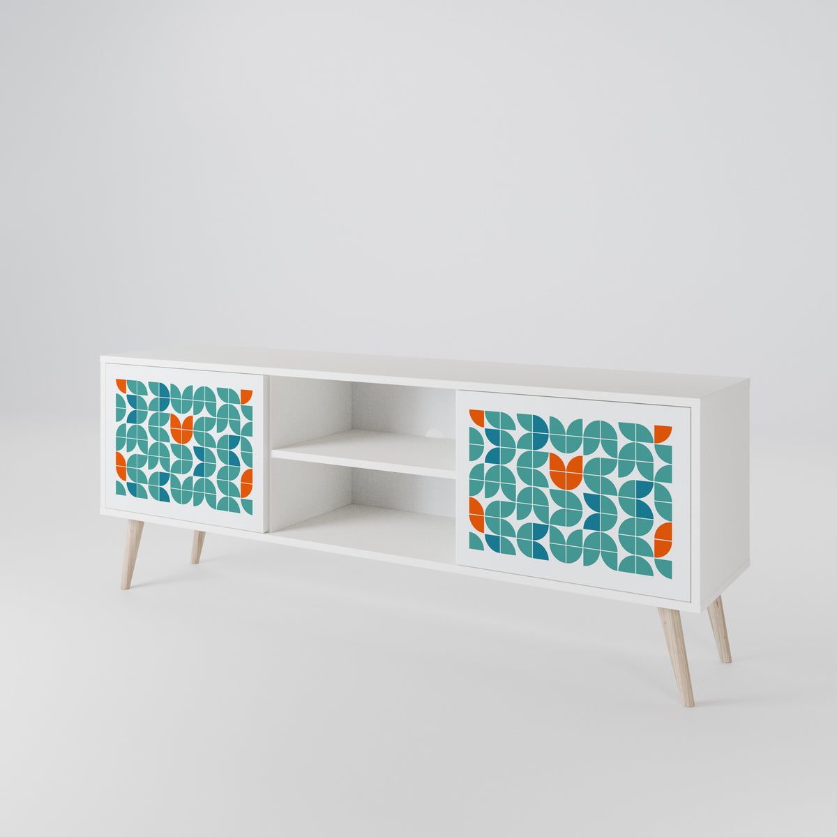 BE THE CHANGE Móvel de TV de 2 Portas