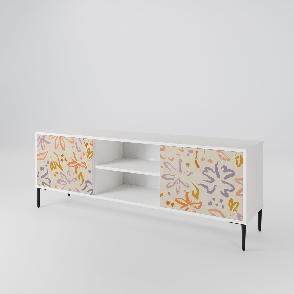SPRING WHIMSY 2-Door TV Cabinet