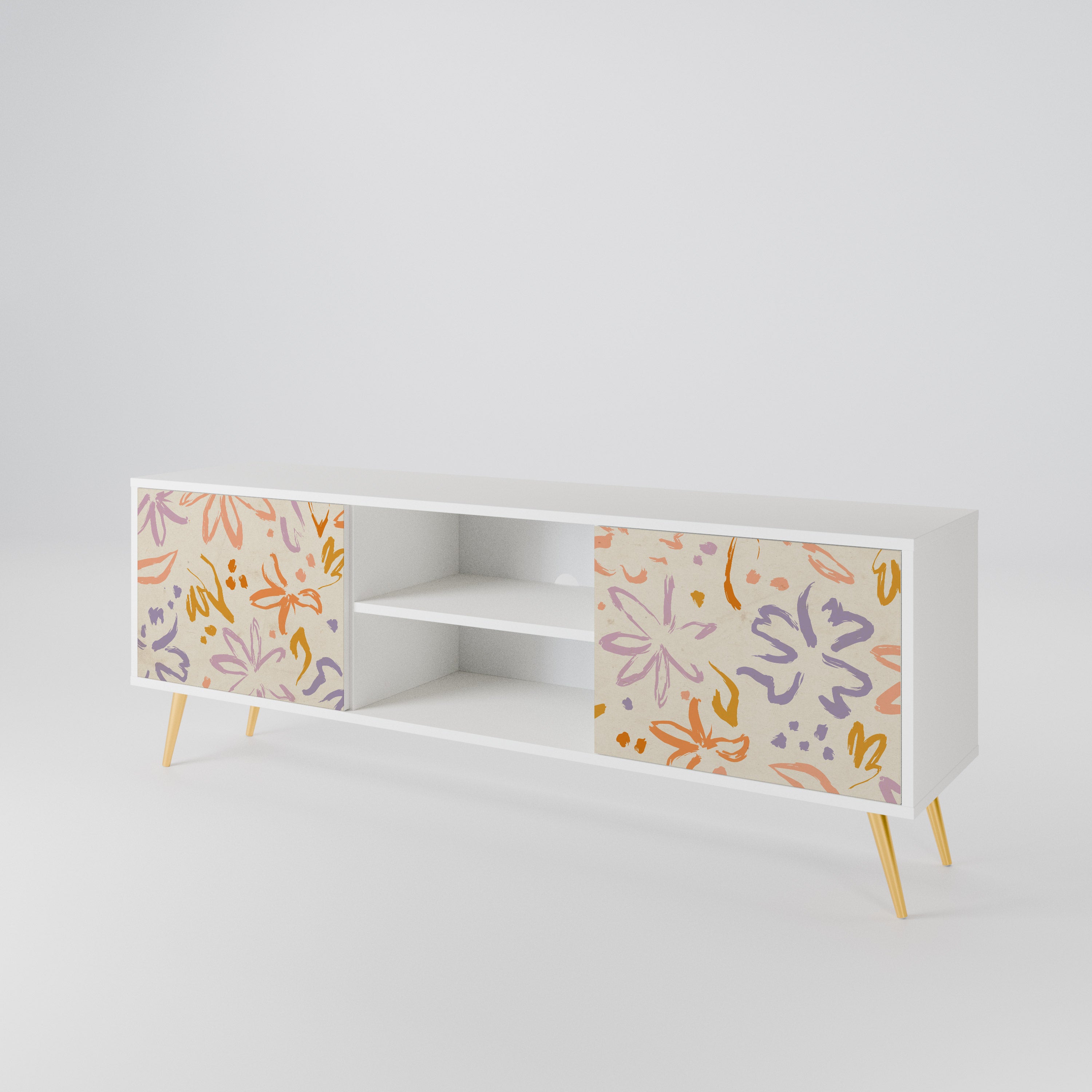 SPRING WHIMSY 2-Door TV Cabinet
