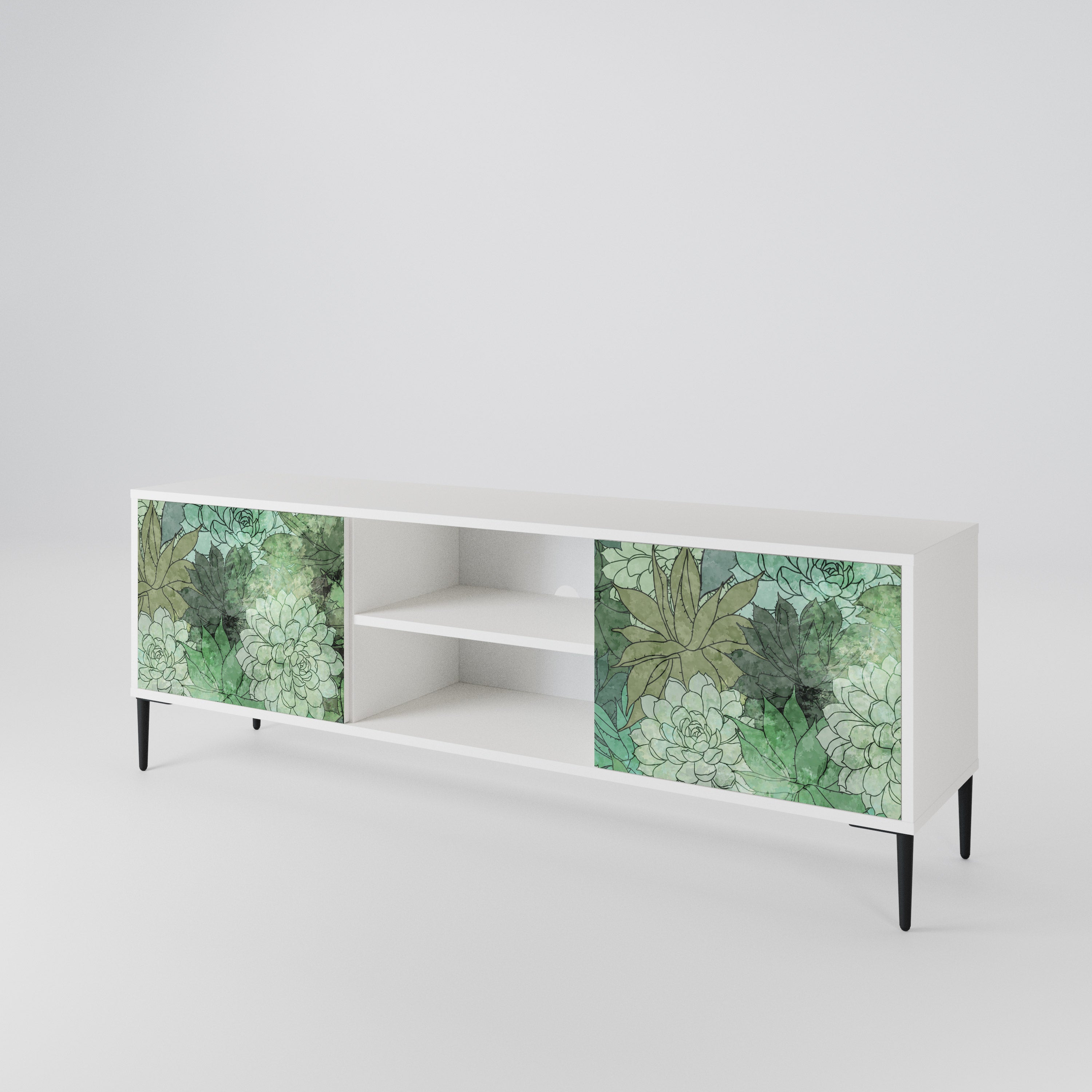 SUCCULENT CLUSTER 2-Door TV Cabinet