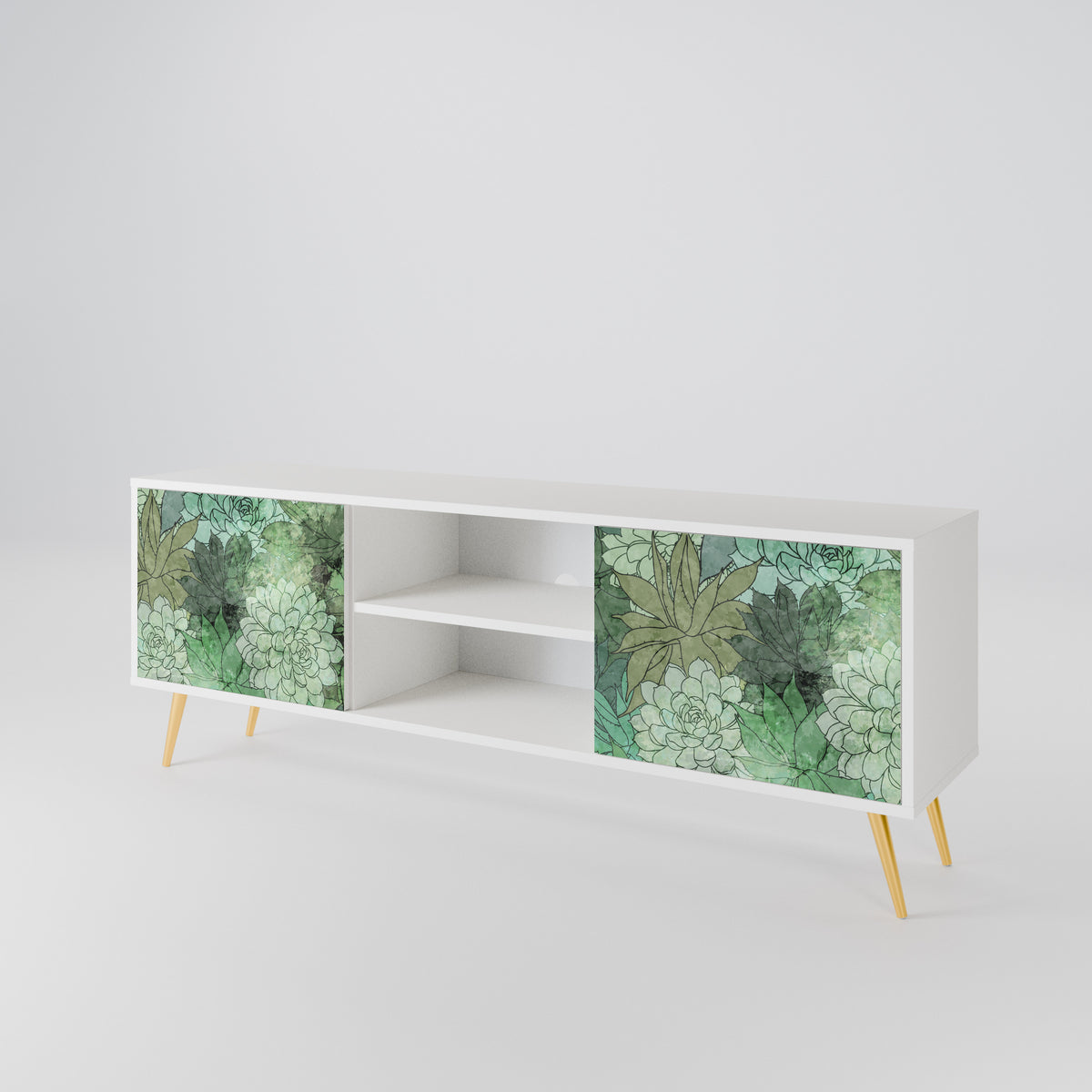 SUCCULENT CLUSTER Móvel de TV de 2 Portas