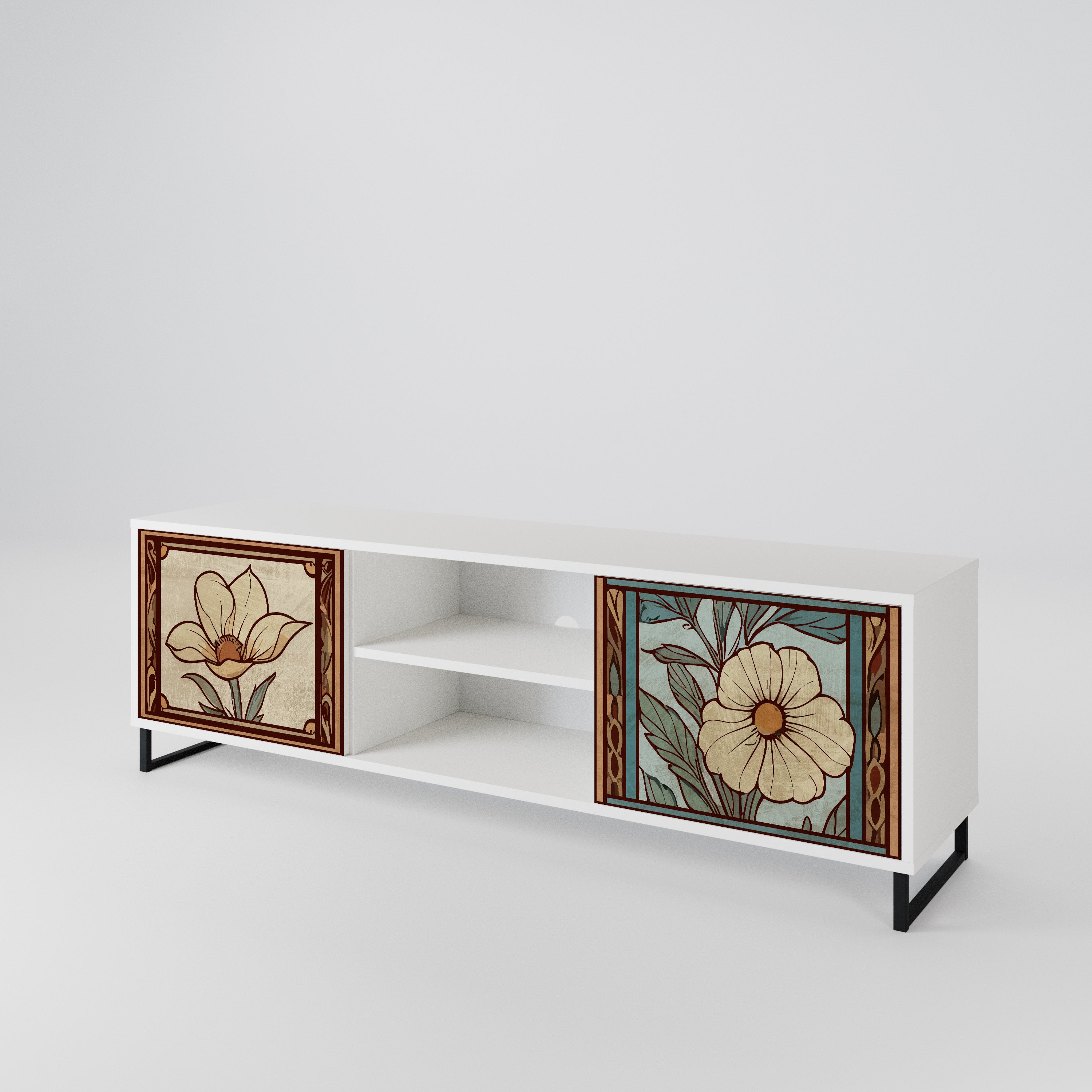 TIMELESS FLORA 2-Door TV Cabinet