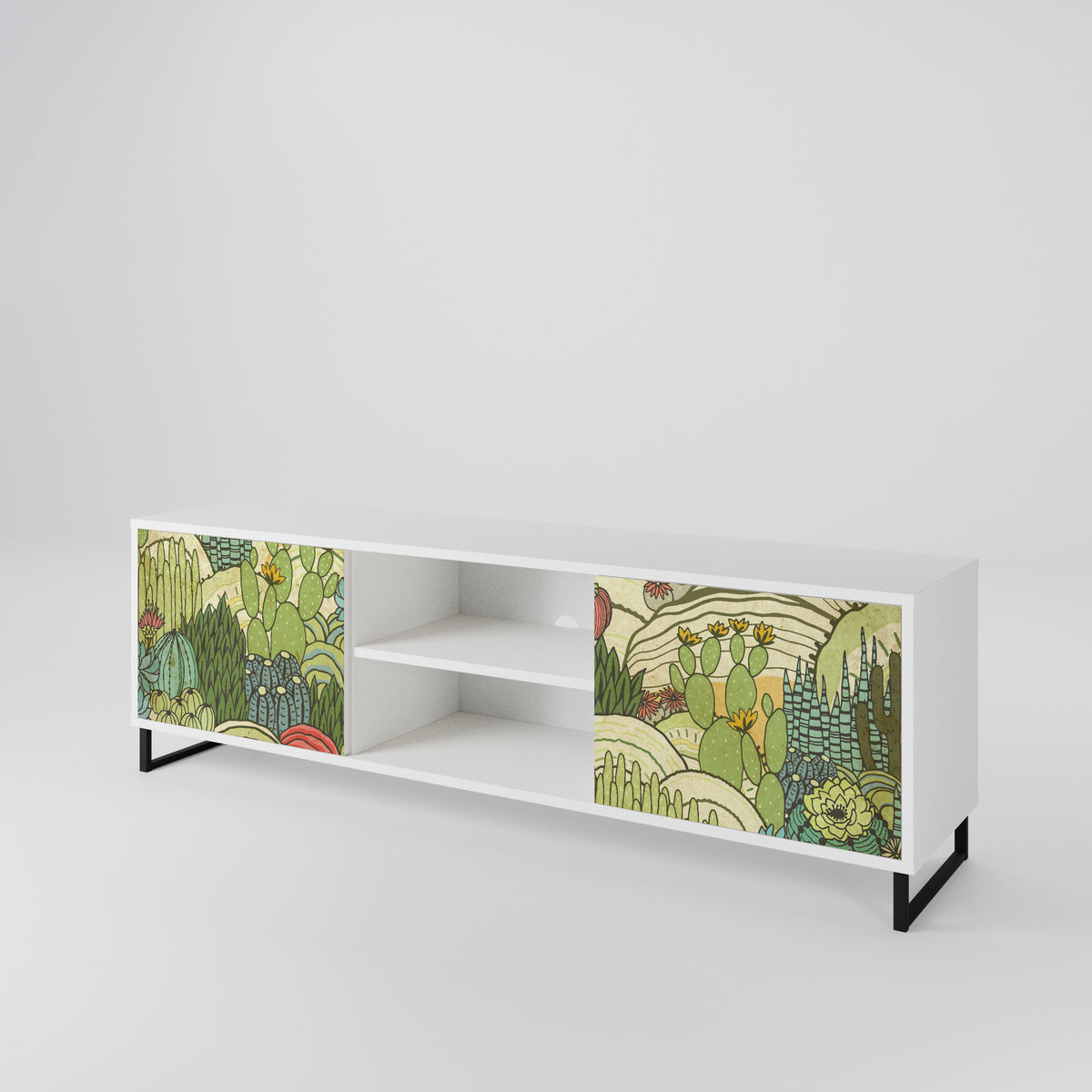 SUCCULENTS KALEIDOSCOPE Móvel de TV de 2 Portas