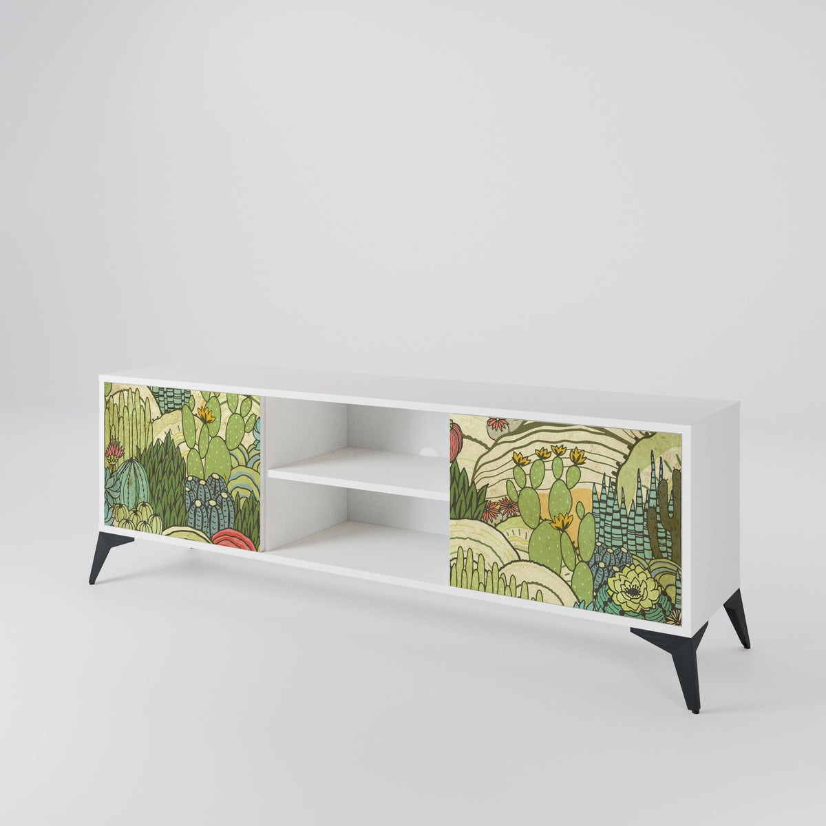 SUCCULENTS KALEIDOSCOPE Móvel de TV de 2 Portas