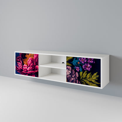 BLOOMING ELEGANCE Móvel de TV de 2 Portas