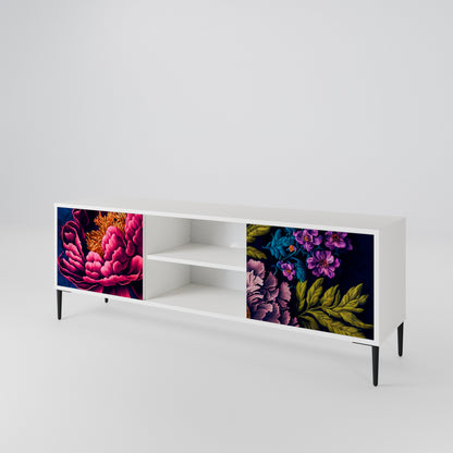 BLOOMING ELEGANCE Móvel de TV de 2 Portas