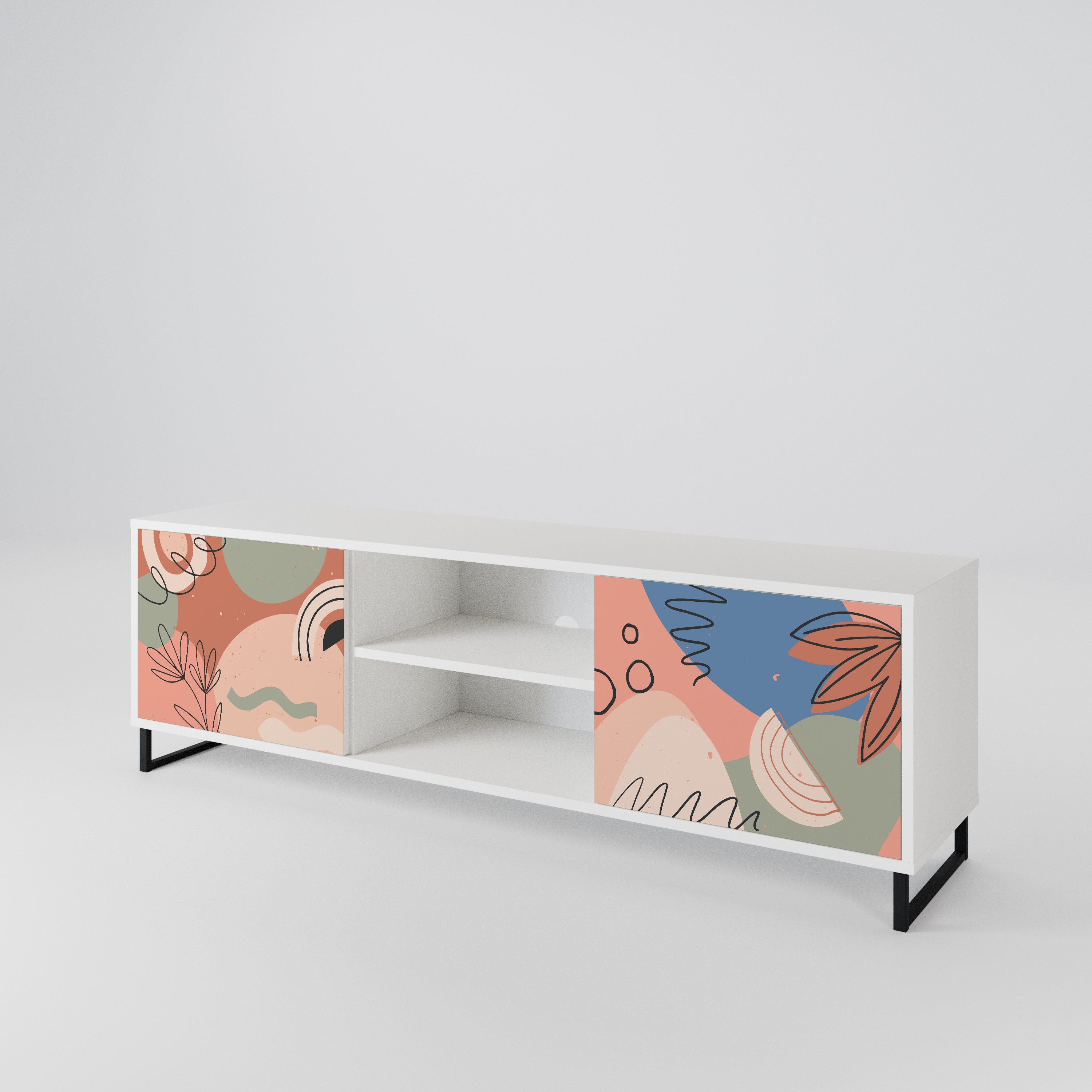 PASTEL DESTINY 2-Door TV Cabinet
