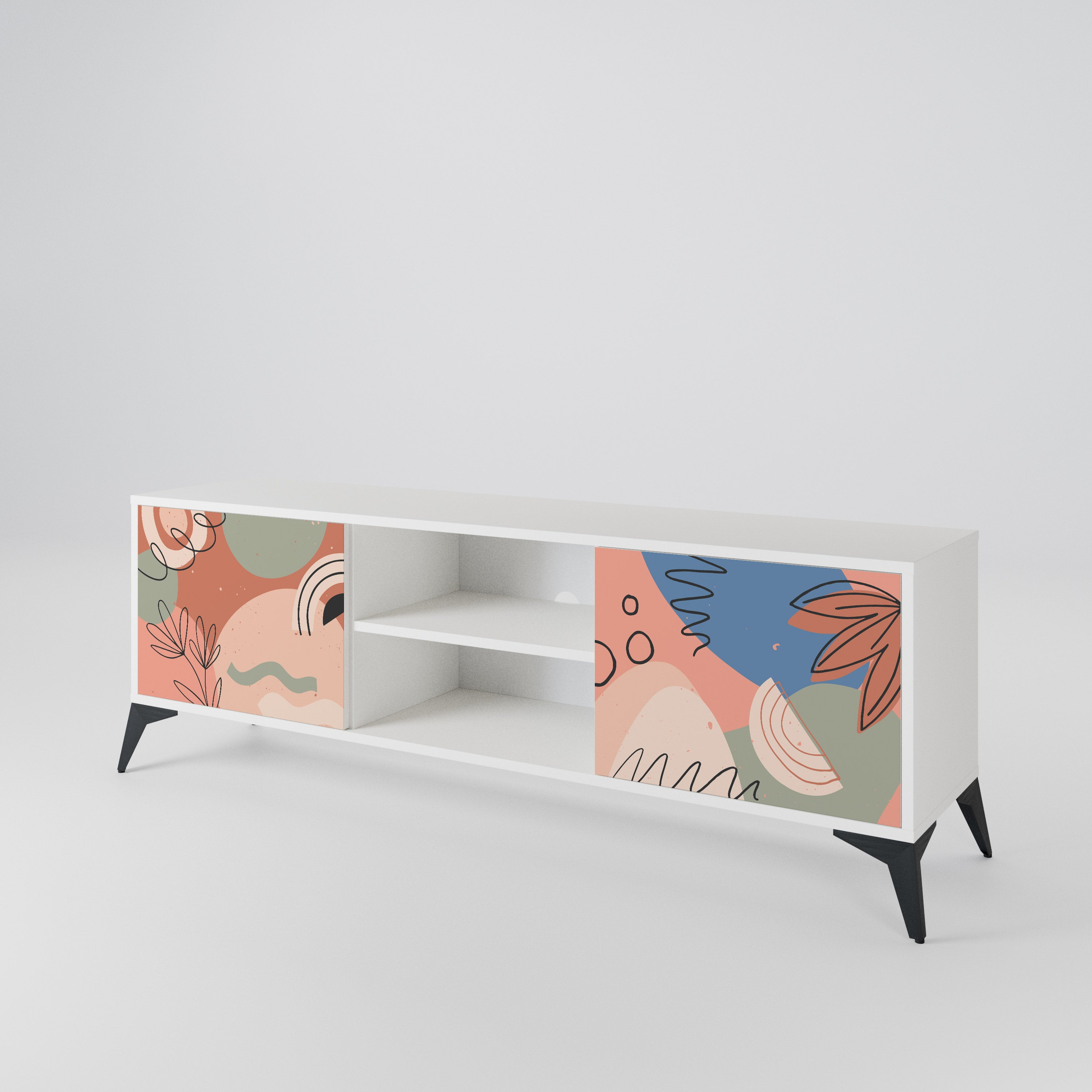 PASTEL DESTINY 2-Door TV Cabinet