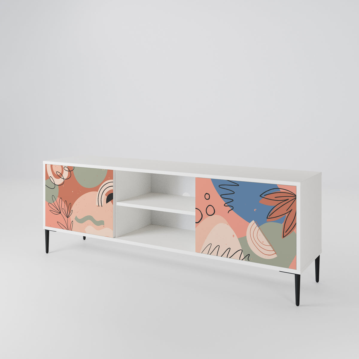 PASTEL DESTINY 2-Door TV Cabinet