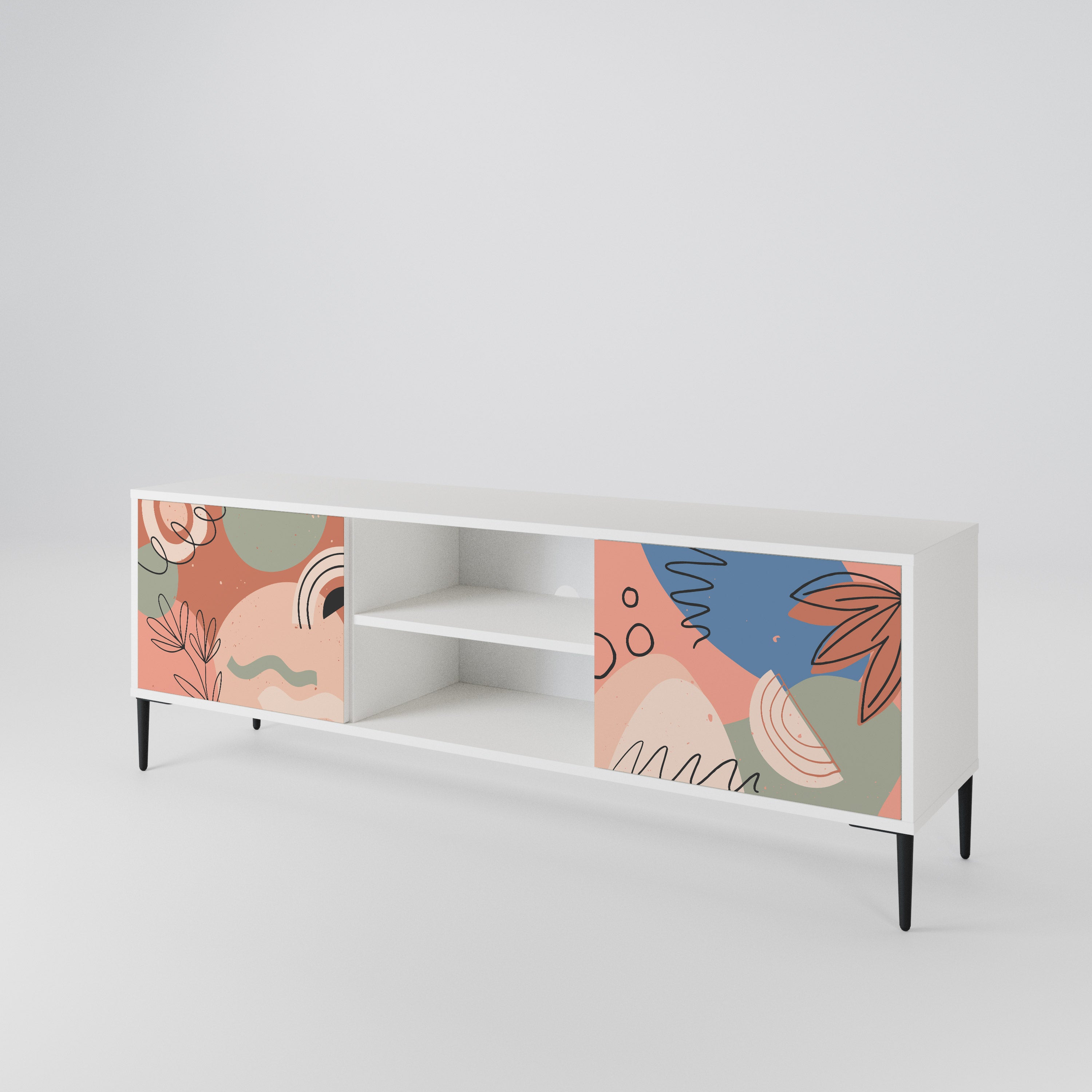 PASTEL DESTINY 2-Door TV Cabinet