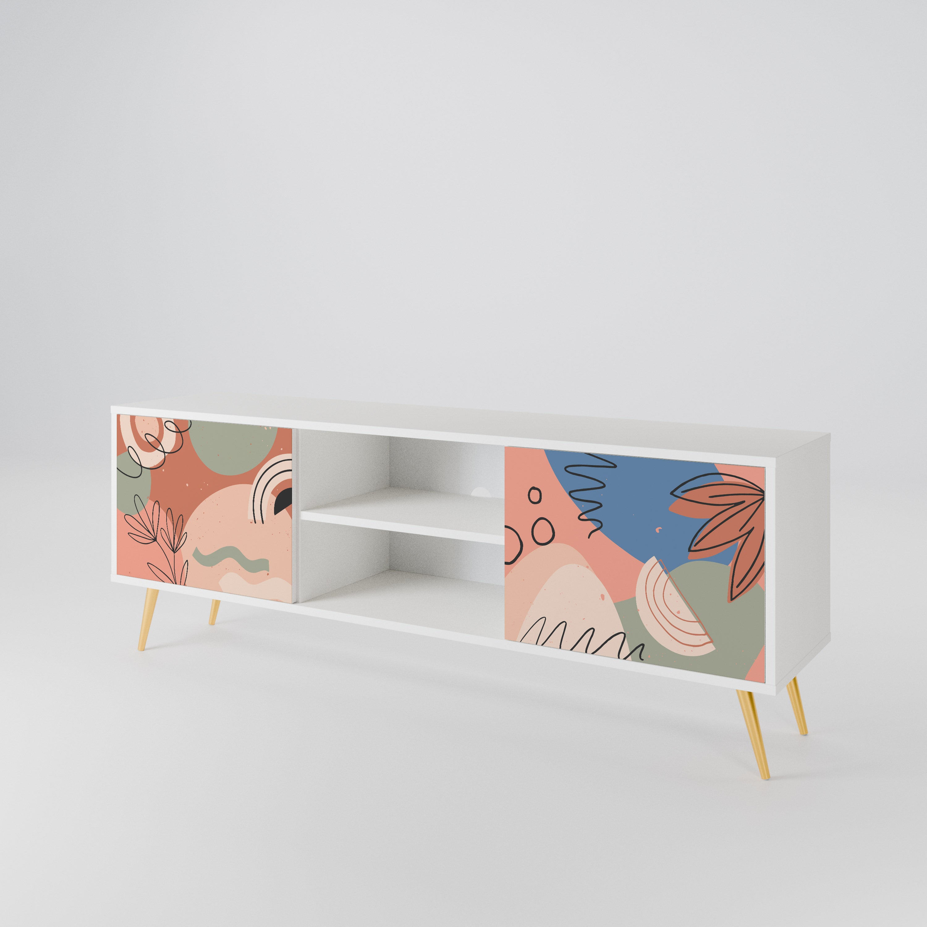 PASTEL DESTINY 2-Door TV Cabinet