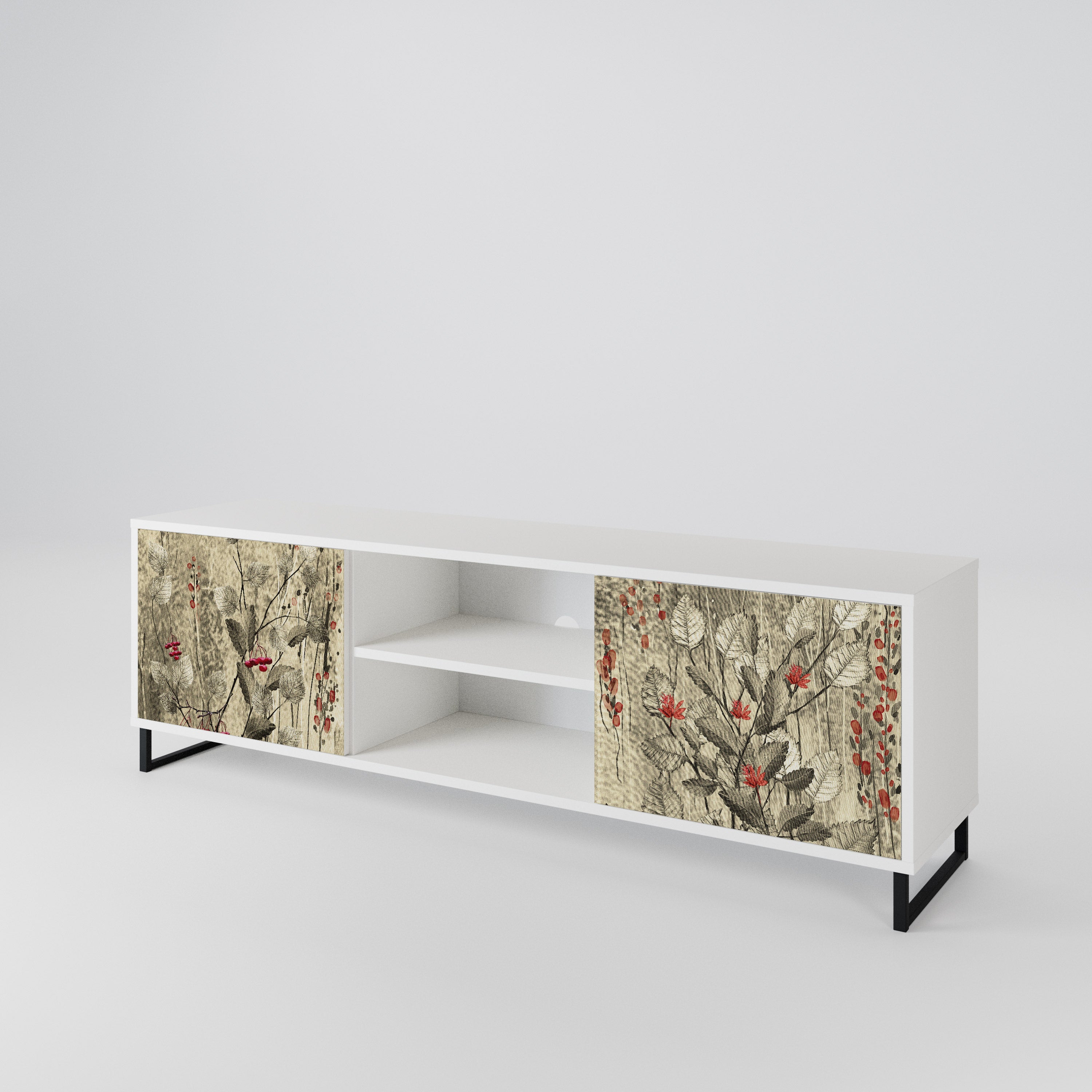 HERBAL GRACE 2-Door TV Cabinet