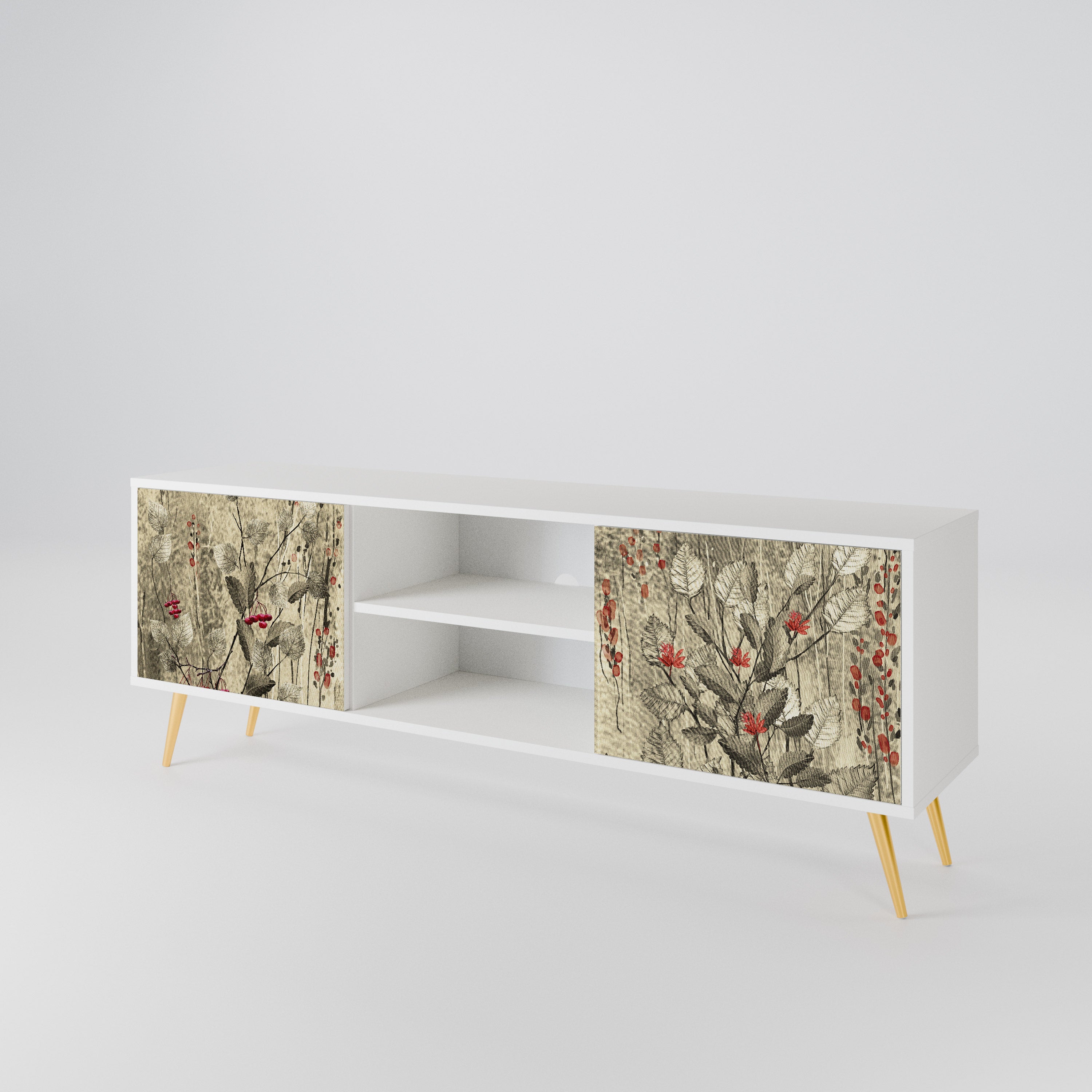 HERBAL GRACE 2-Door TV Cabinet