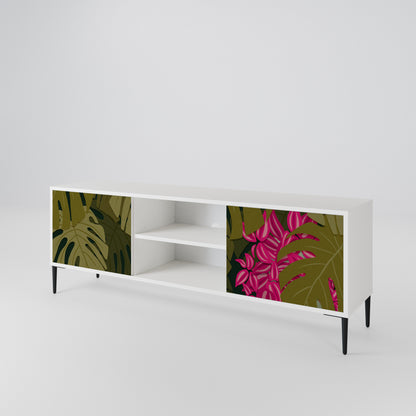 TROPICAL BEAUTY 2-Door TV Cabinet