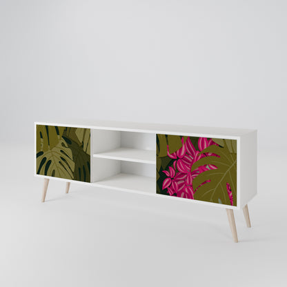 TROPICAL BEAUTY 2-Door TV Cabinet