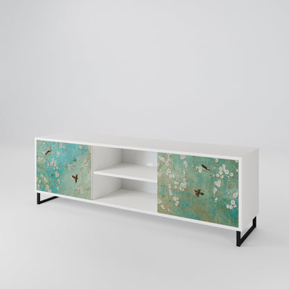 BLOOMING CHARM 2-Door TV Cabinet