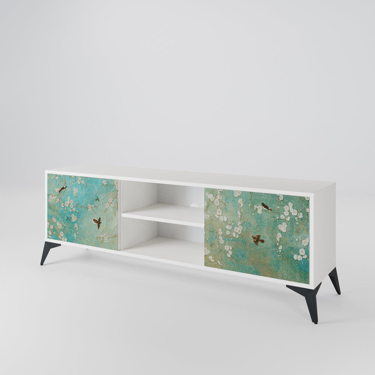 BLOOMING CHARM Móvel de TV de 2 Portas