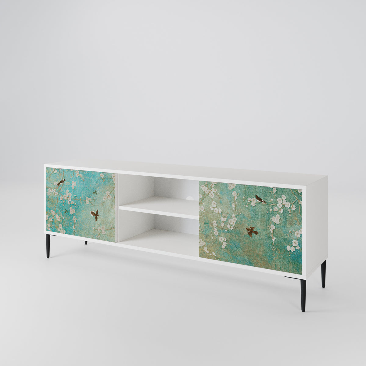 BLOOMING CHARM Móvel de TV de 2 Portas