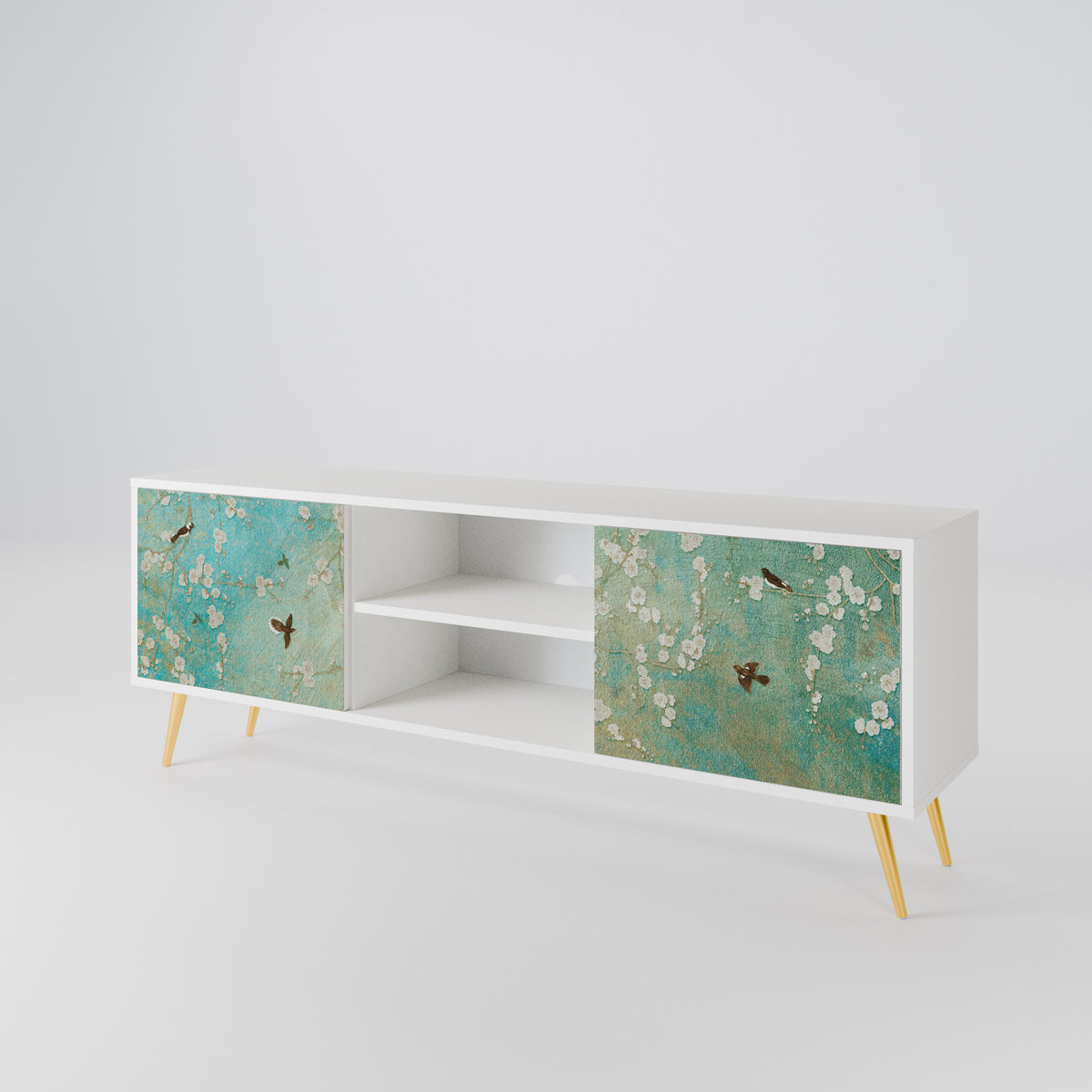 BLOOMING CHARM Móvel de TV de 2 Portas