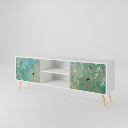 BLOOMING CHARM 2-Door TV Cabinet