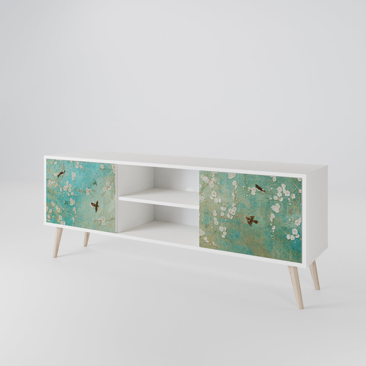BLOOMING CHARM Móvel de TV de 2 Portas