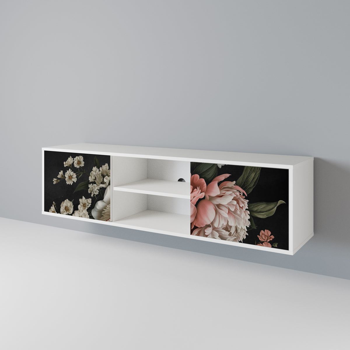LUSH ELEGANCE Móvel de TV de 2 Portas