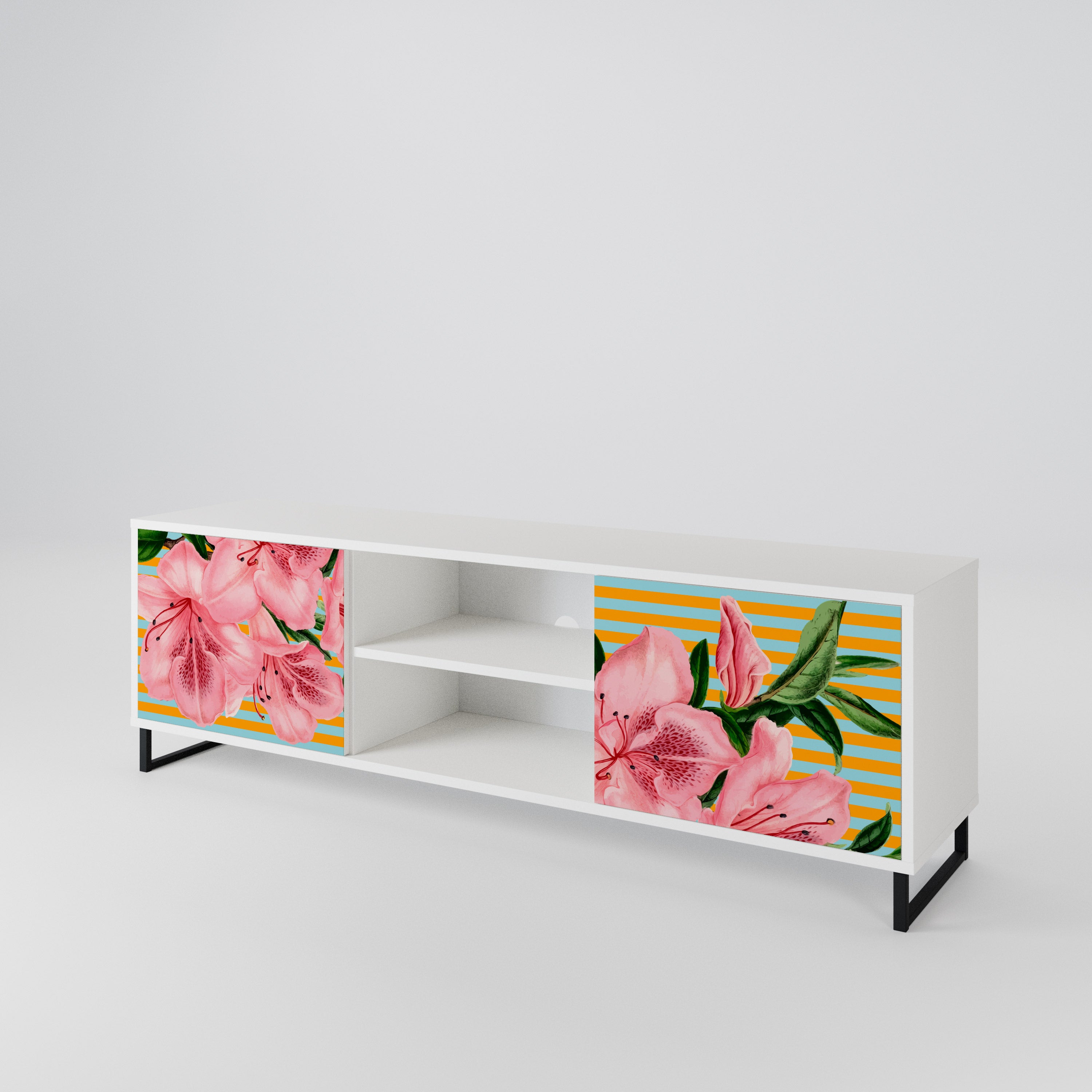 FRAGILE BEAUTY 2-Door TV Cabinet