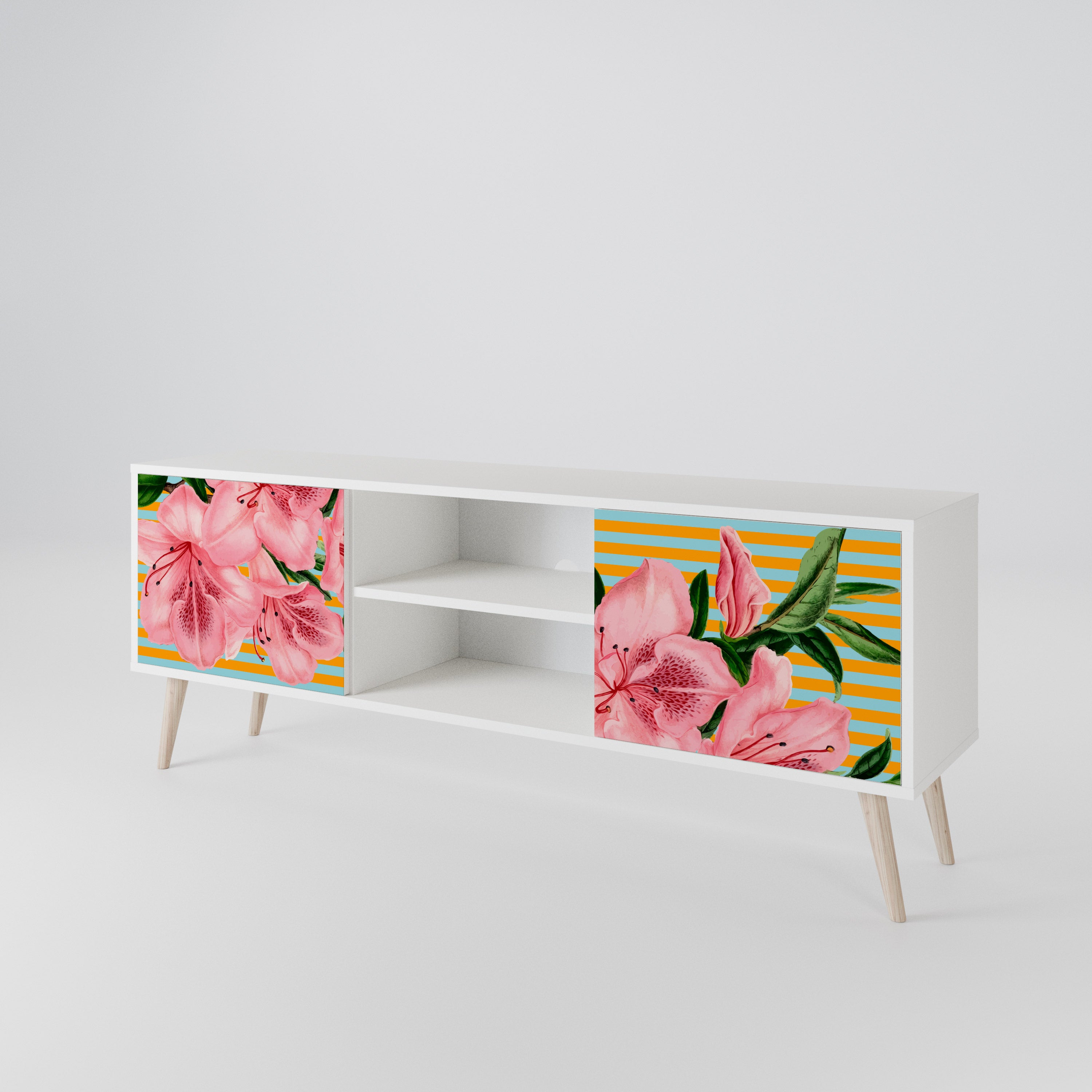 FRAGILE BEAUTY 2-Door TV Cabinet