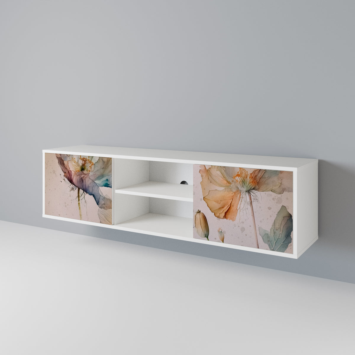SOFTEN POPPY Móvel de TV de 2 Portas