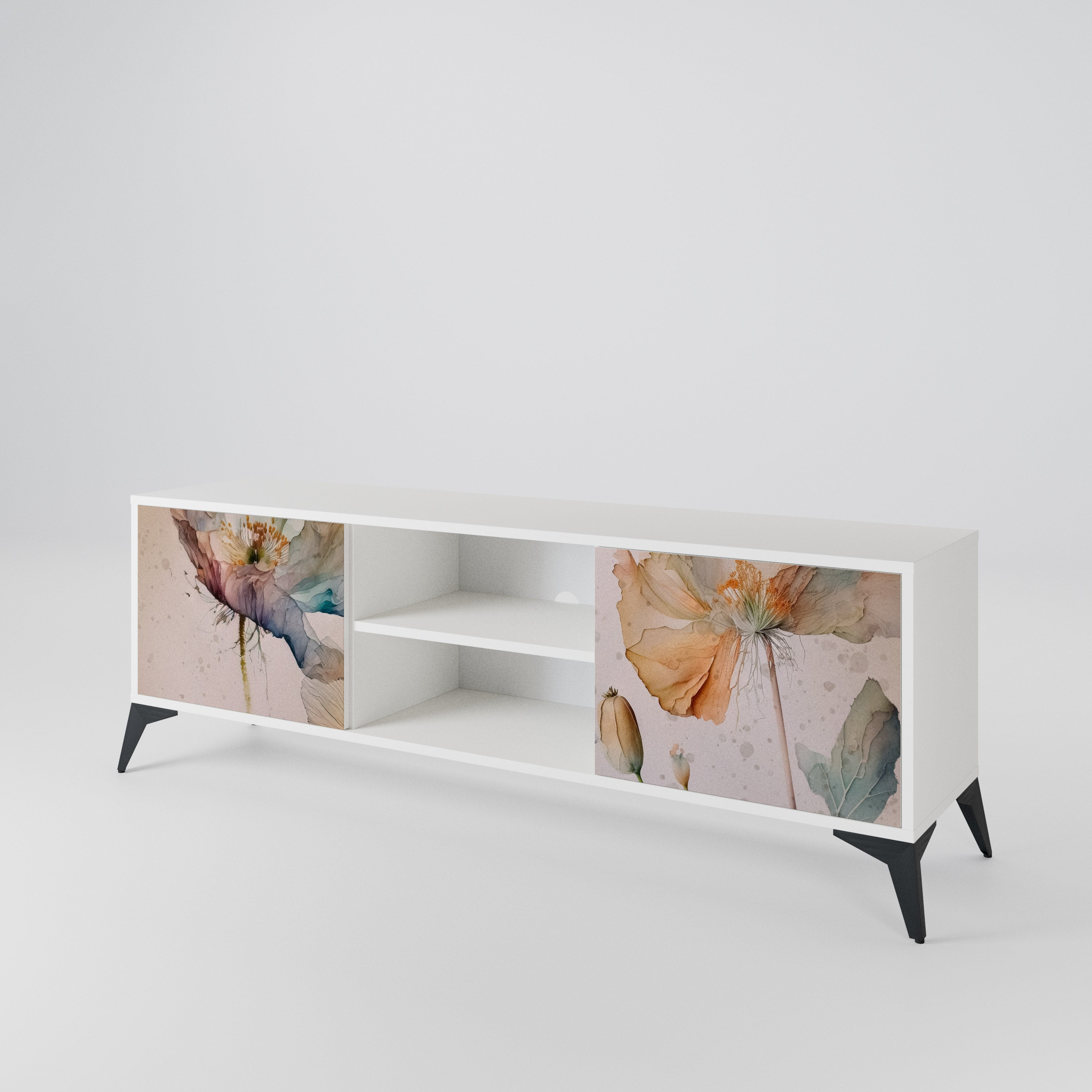 SOFTEN POPPY 2-Door TV Cabinet