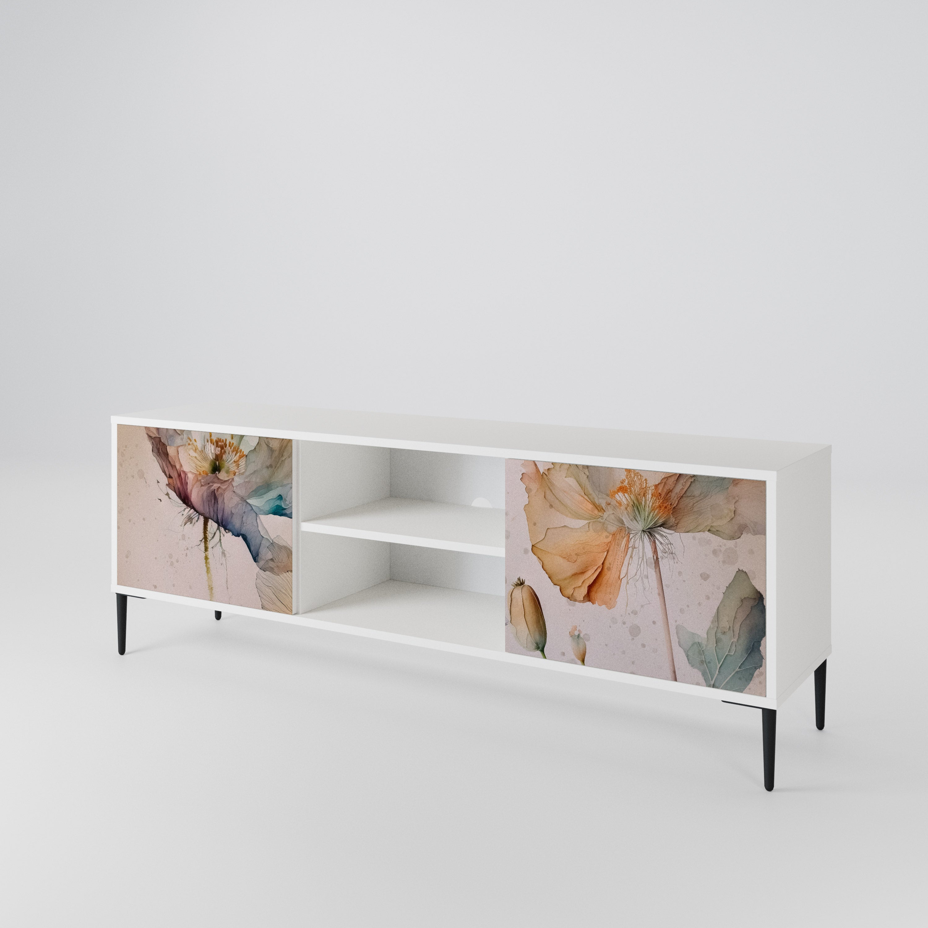 SOFTEN POPPY 2-Door TV Cabinet