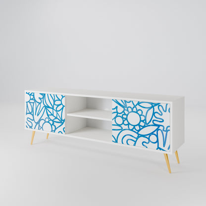BLOOMY MORNING 2-Door TV Cabinet