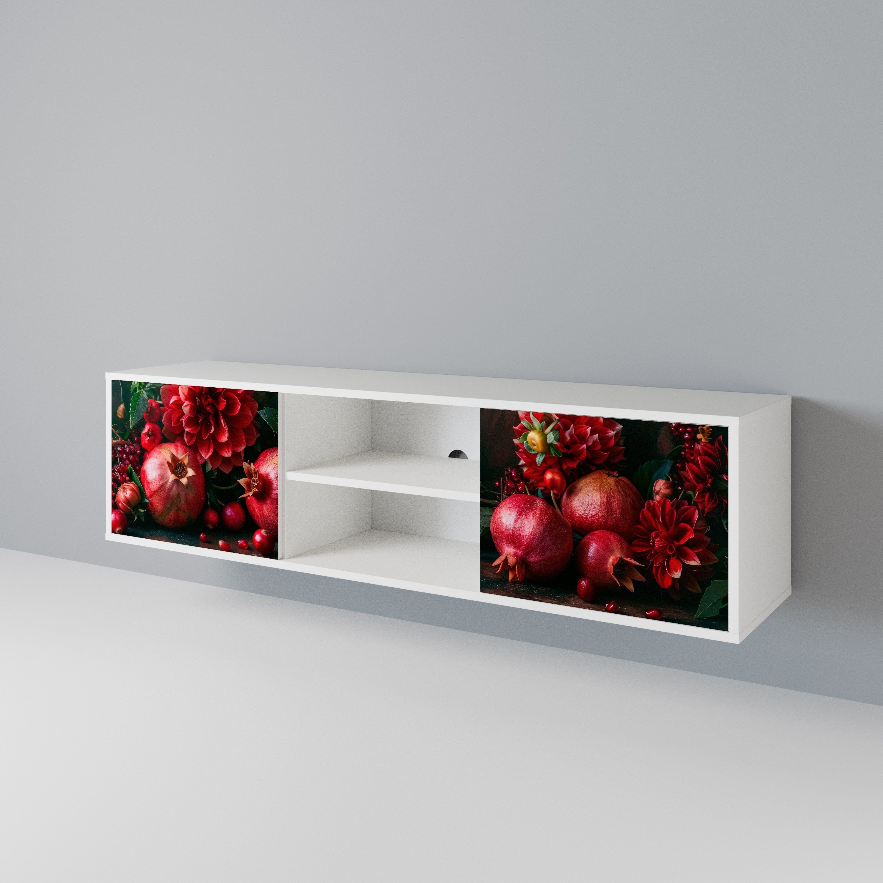 DAHLIAS AND POMEGRANATES Móvel de TV de 2 Portas