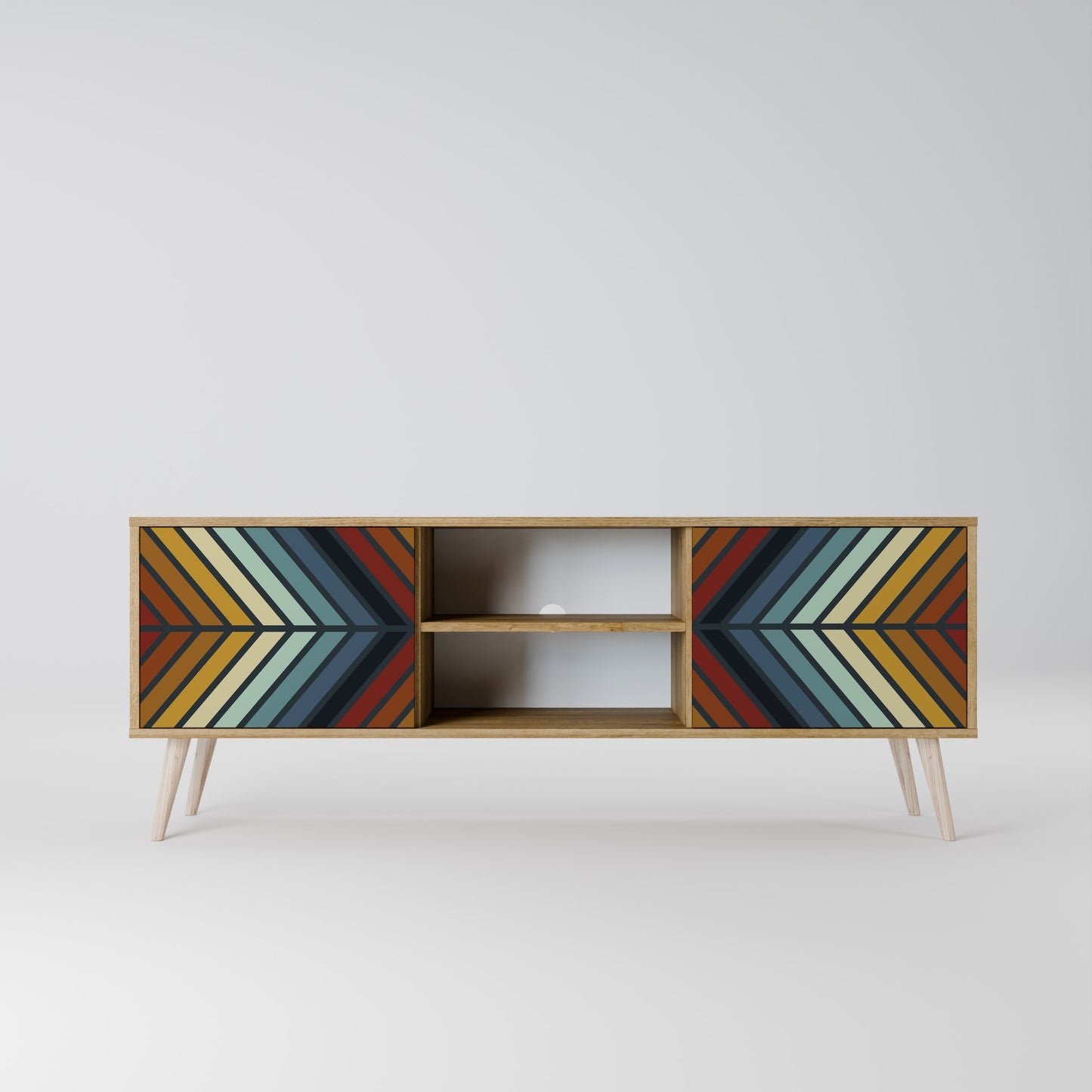 INDIGENOUS ZIGZAG Móvel de TV de 2 Portas