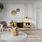 SHAPESHIFT SYMPHONY 2-Door TV Stand in Oak Effect