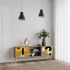 SHAPESHIFT SYMPHONY 2-Door TV Stand in Oak Effect