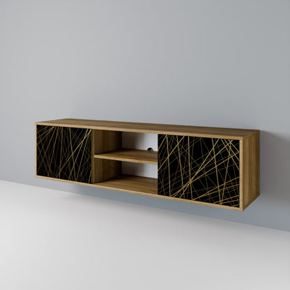 BRIGHT MESH 2-Door TV Cabinet