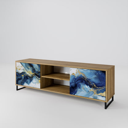 INKY MARBLE Móvel de TV de 2 Portas