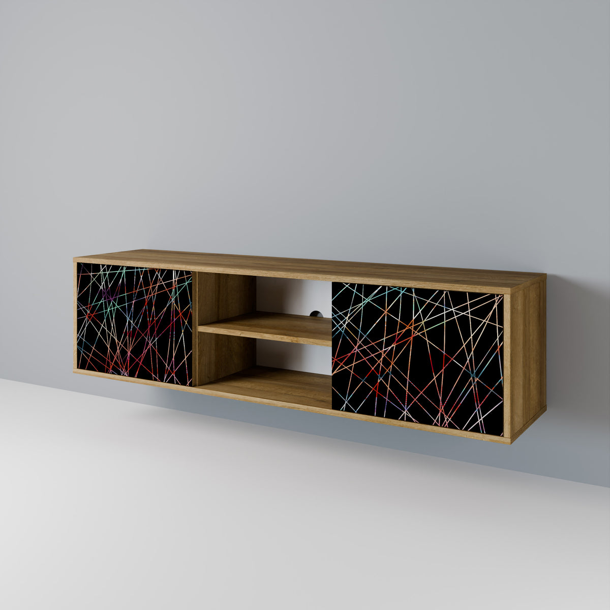 LUMINOUS SNARE Móvel de TV de 2 Portas