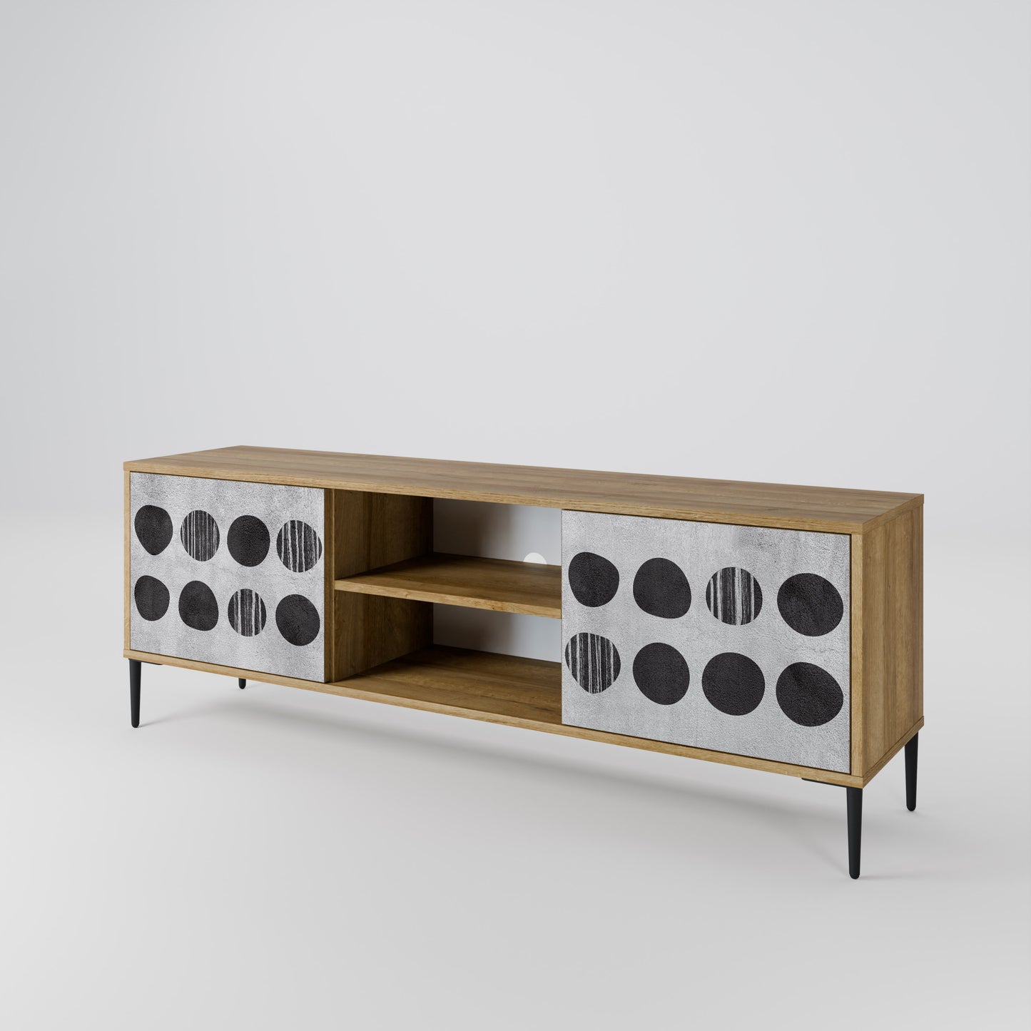 GHOSTLY GRADIENTS 2-Door TV Cabinet