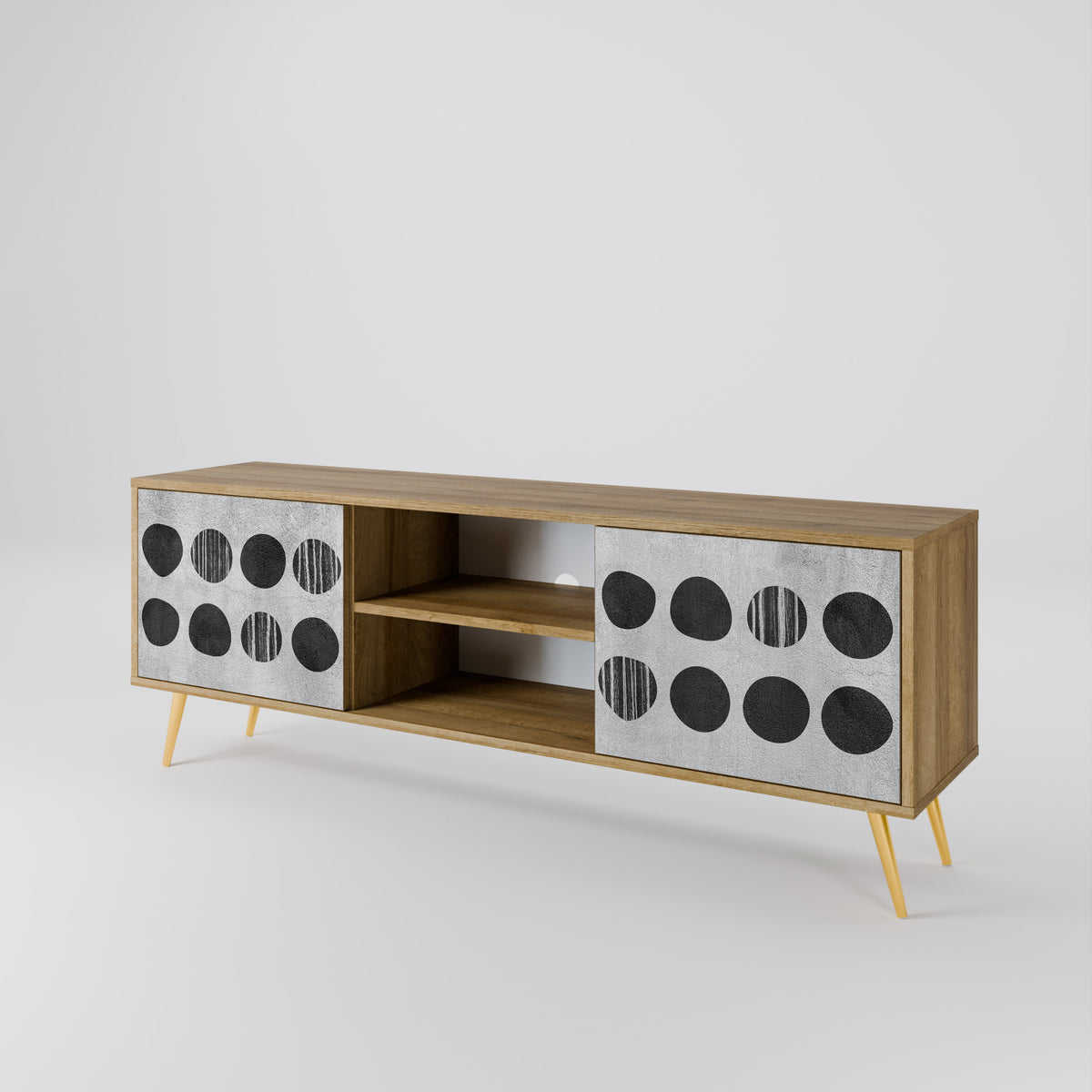 GHOSTLY GRADIENTS 2-Door TV Cabinet