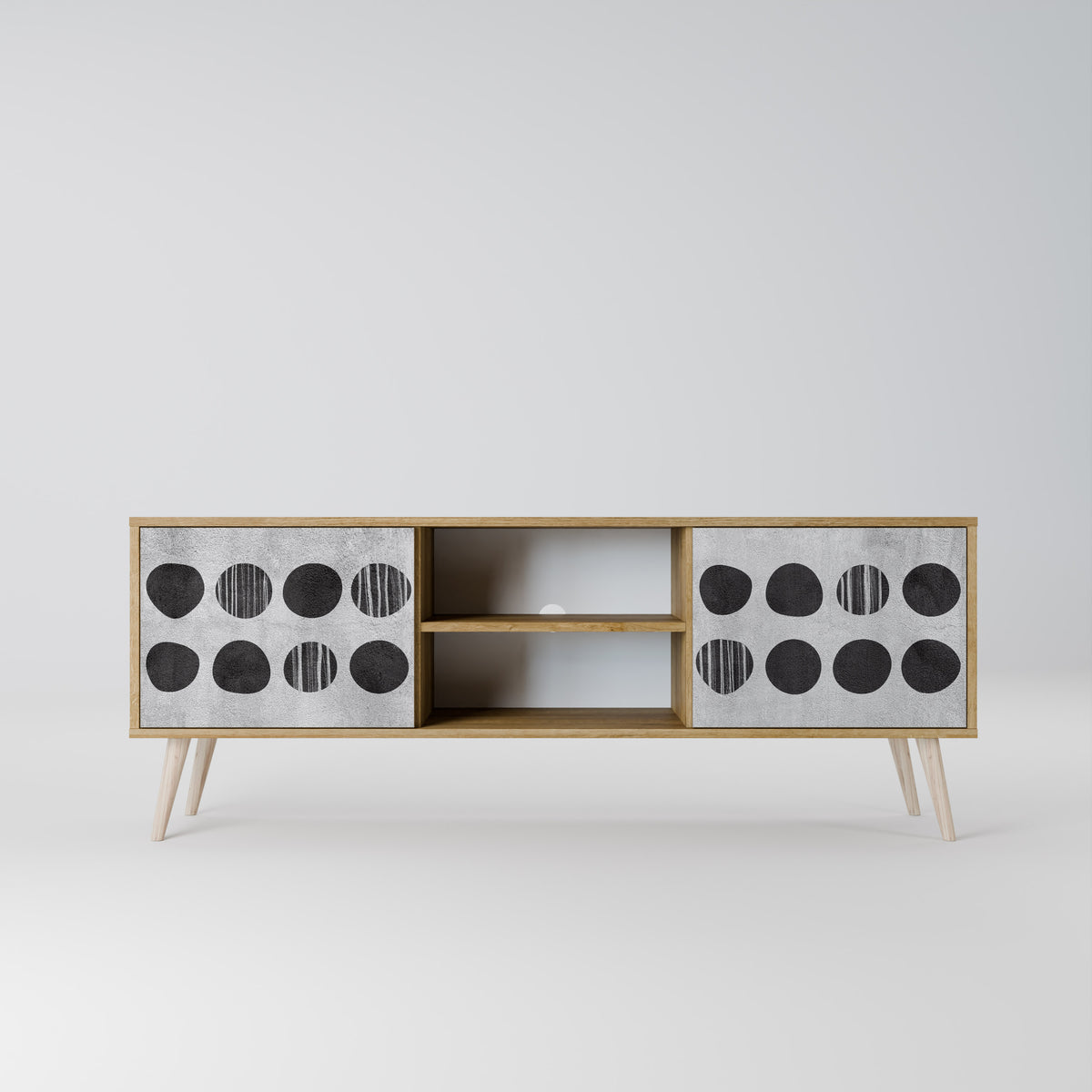 GHOSTLY GRADIENTS 2-Door TV Cabinet
