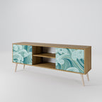 ASIAN SWAY 2-Door TV Stand in Oak Effect