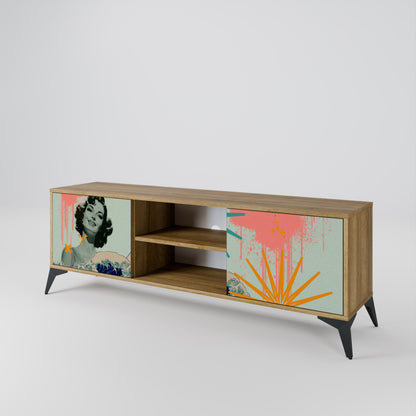 KANAGAWA BEAUTY 2-Door TV Cabinet