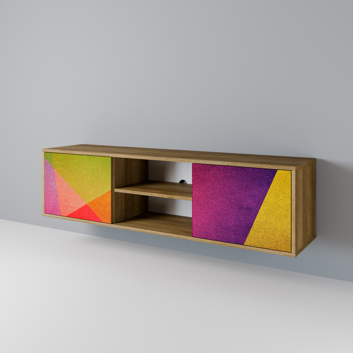 VIVID GEOMETRY 2-Door TV Cabinet